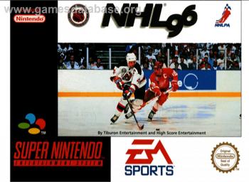 Cover NHL '96 for Super Nintendo